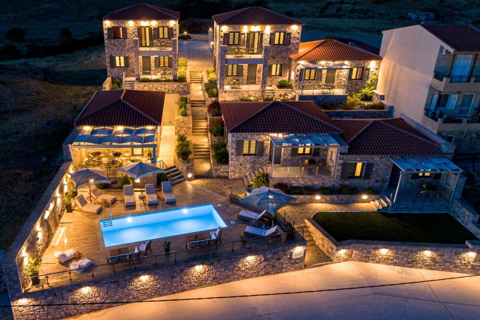 Lithoessa Luxury Apartments Agios Ioannis Kaspaka エクステリア 写真