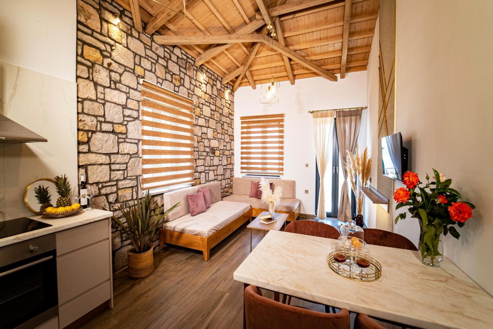 Lithoessa Luxury Apartments Agios Ioannis Kaspaka エクステリア 写真