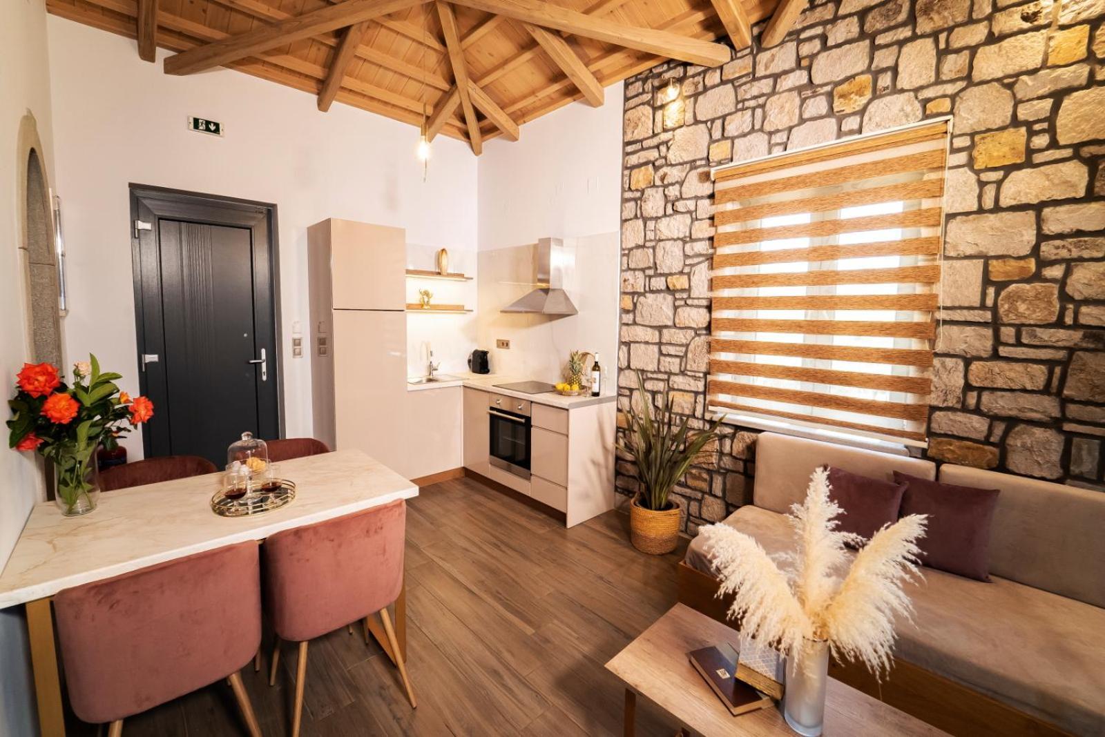 Lithoessa Luxury Apartments Agios Ioannis Kaspaka エクステリア 写真