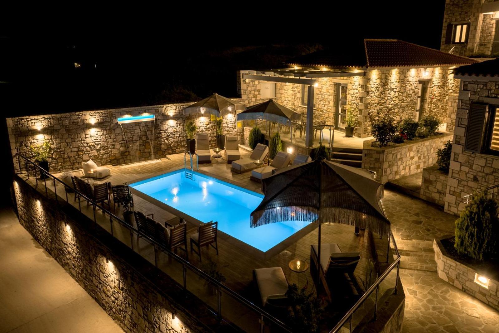 Lithoessa Luxury Apartments Agios Ioannis Kaspaka エクステリア 写真